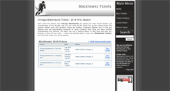Desktop Screenshot of blackhawkstickets.net
